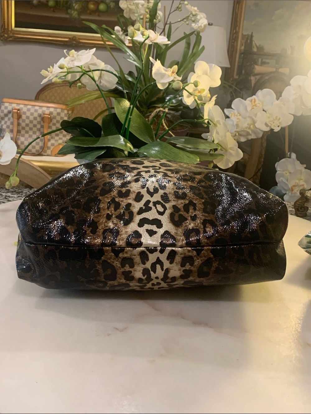 Gianni Bini Leopard and Tan Satchel - Picture 7 of 15